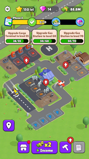 Airport Empire - Idle Tycoon 1.0.9 APK - Tangkapan Layar 1