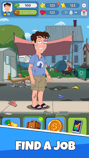 Idle Guy: Life Simulator games - Tangkapan Layar 2