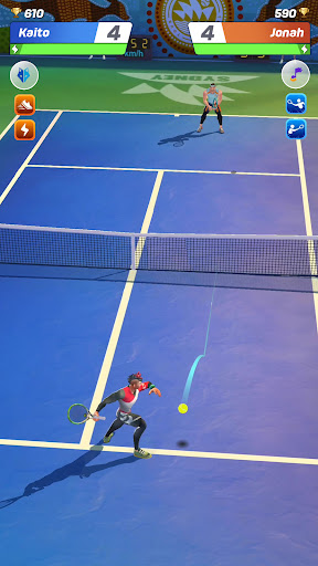 Tennis Clash: Multiplayer Game - Tangkapan Layar 1